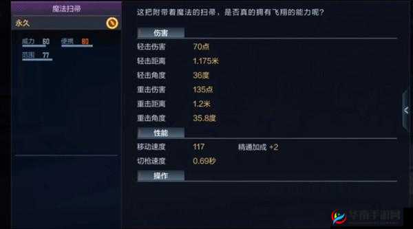 穿越火线手游魔法扫帚获取途径与新武器强度全面评估