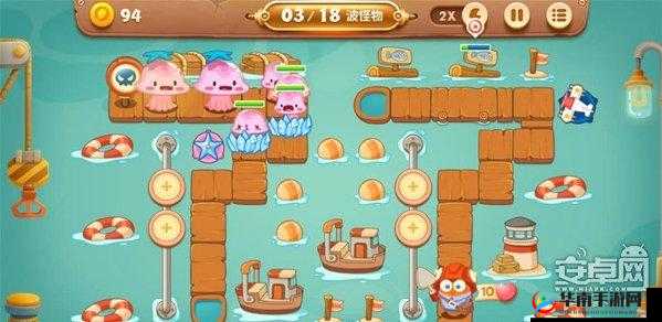 《保卫萝卜3：码头第43关完美通关攻略详解》