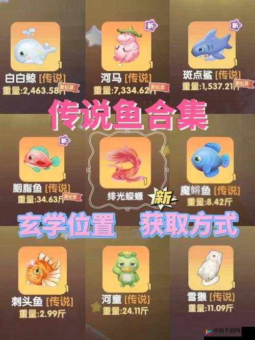 摩尔庄园新传说鱼胭脂鱼钓鱼地点全汇总 你知道在哪钓吗