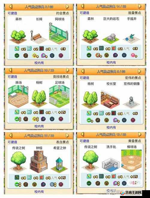 探索口袋学院物语人气景点全知晓