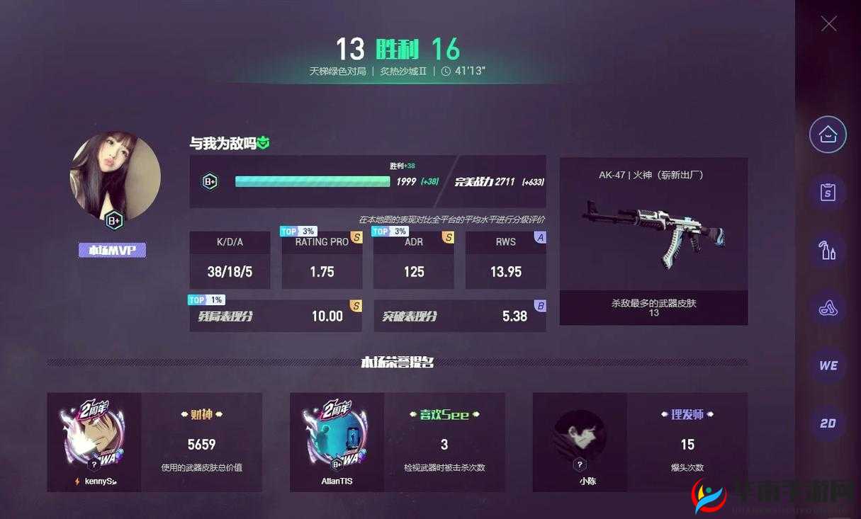 暴躁少女CSGO最强角色推荐：实战解析