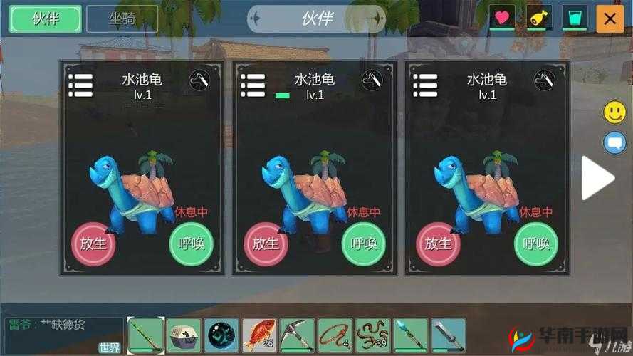 水池龟的奇幻美食：创造与魔法中的独特饲养攻略