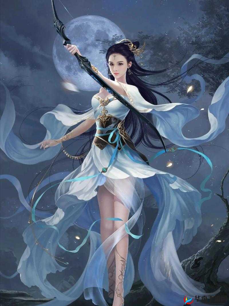 亭亭玉立国色天香四月天：佳人如画