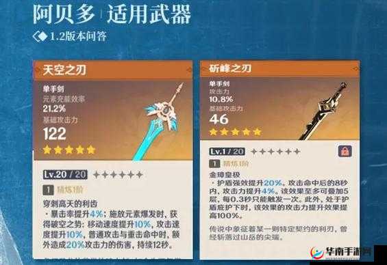 原神2.0阿贝多武器圣遗物精选：打造最强岩王绽放战术