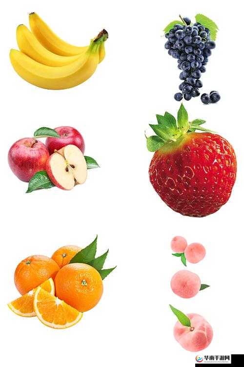 香蕉樱桃水蜜桃猕猴桃菠萝：五彩水果大集合