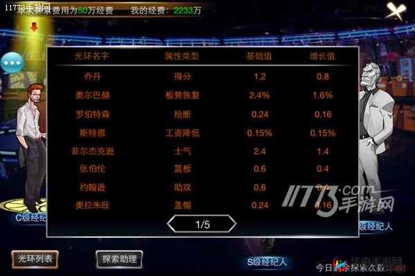 篮球梦之队新手攻略：球星光环系统全解读