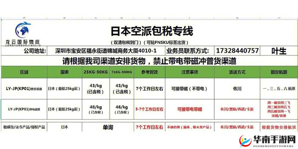 欧洲码与日本码专线：物流新通道