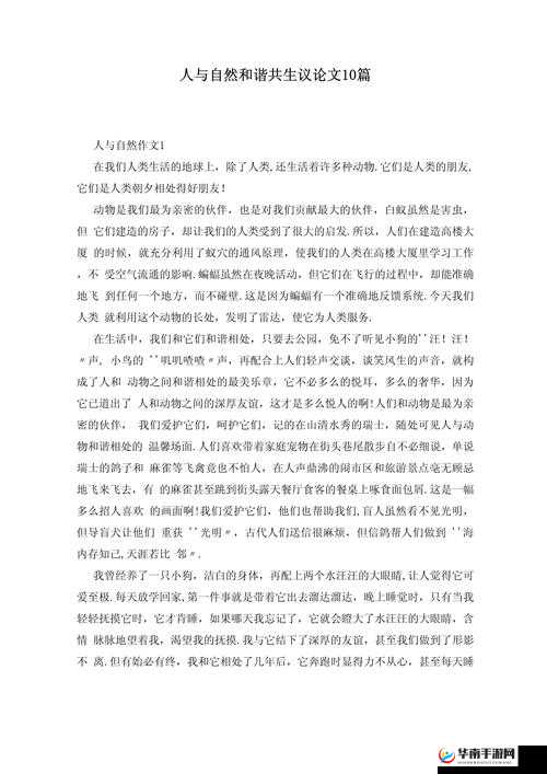 小森生活的关系缔结之道：人与自然和谐共生