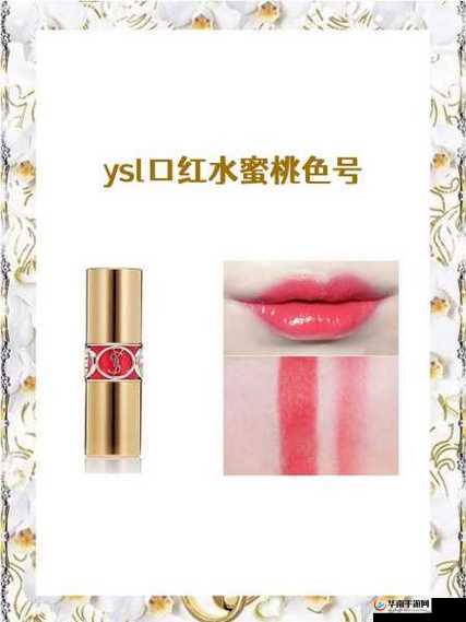 ysl 口红水蜜桃色号 8223：魅力之选