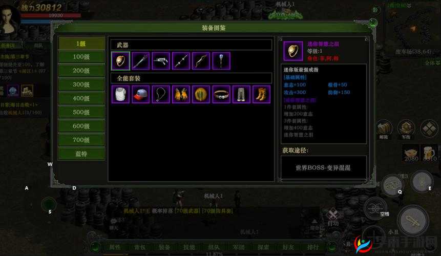 万神之王手游，全面解析装备获取方法与资源管理的高效艺术
