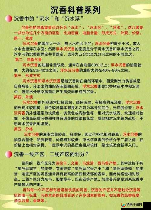 沉香一线产区和二线产区的区别：深入探究差异及影响因素