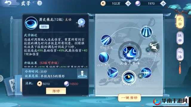 新笑傲江湖华山气宗武学全攻略，深度解析资源管理、技巧运用及价值最大化策略