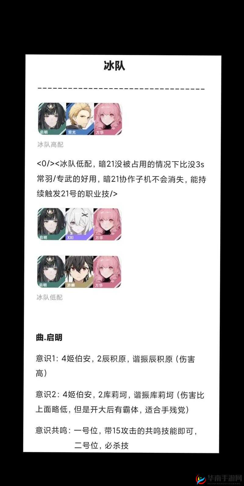 战双帕弥什乱数角色毕业及平民意识搭配全面推荐指南