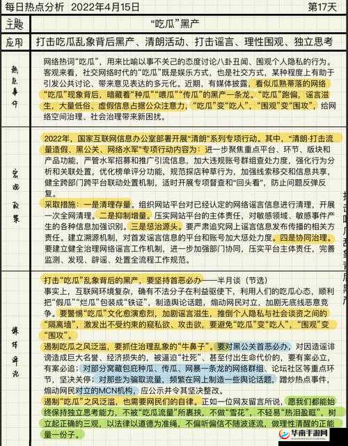 热门事件 51 吃瓜年度报告之详细解读与深度分析
