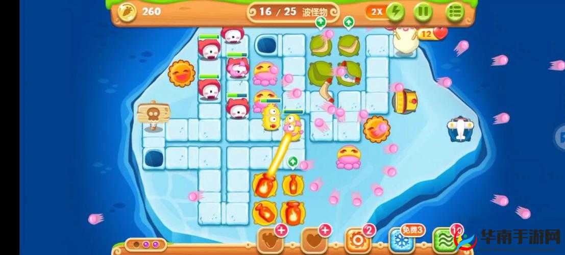 保卫萝卜2攻略，第56关水晶萝卜获取技巧及额外任务完成方法