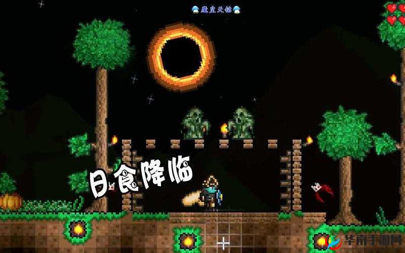泰拉瑞亚日食奇观，游戏中挑战与机遇并存的独特天文现象