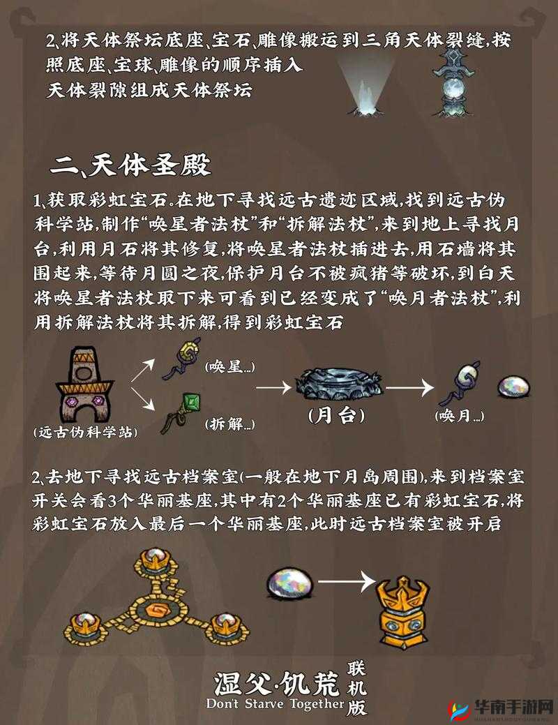 饥荒游戏月岛任务详细流程及天体英雄BOSS召唤方法指南
