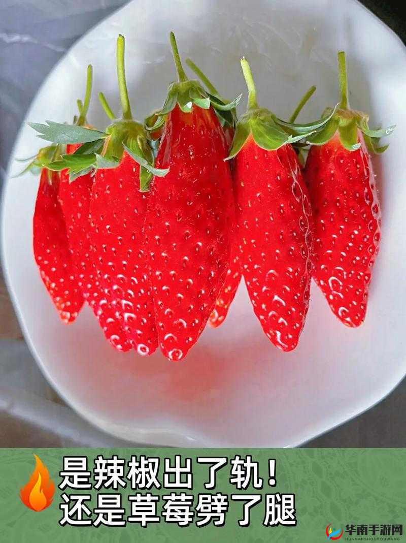 品尝三种水果的奇妙口感：草莓、香蕉和榴莲的完美结合