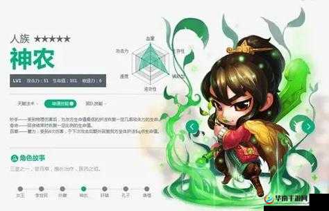 迷你西游中神农角色加点攻略，全面解析属性分配与技能提升