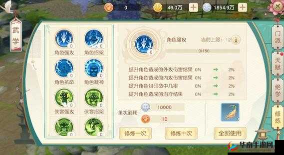 神雕侠侣2游戏中侠客后天技能提升方法与策略全面解析