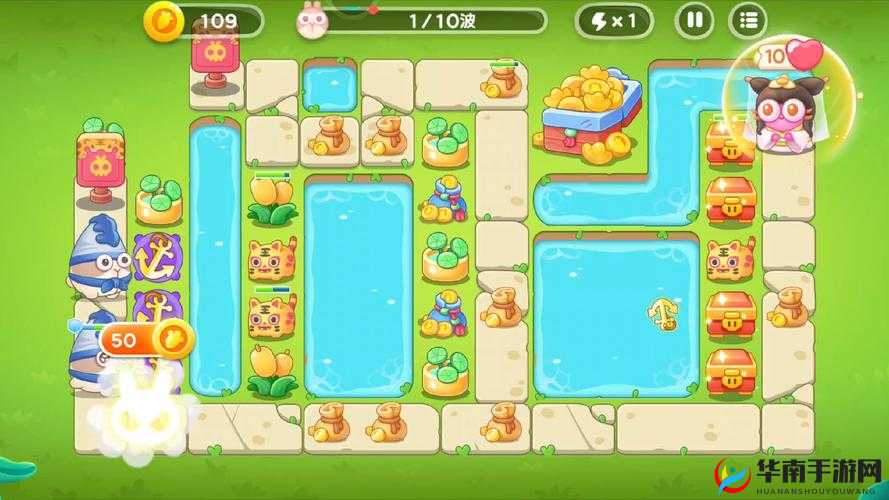 保卫萝卜4恶龙传说第26关详细通关攻略，合理利用炮塔策略抵御怪物进攻