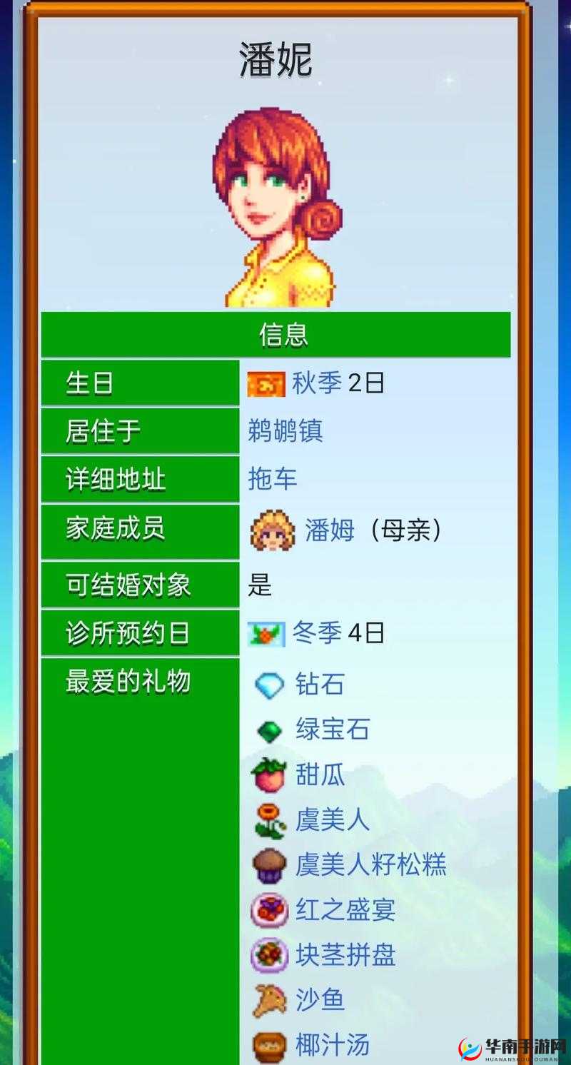 星露谷物语深度攻略，如何提升与潘妮的好感度并成功求婚