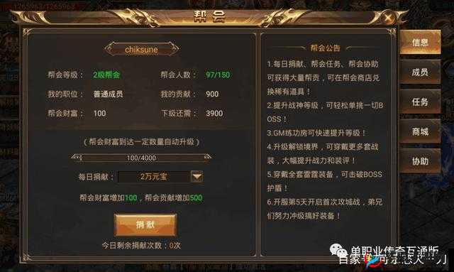 龙武手游帮会玩法深度揭秘，底层逻辑如何映射到实际操作中？