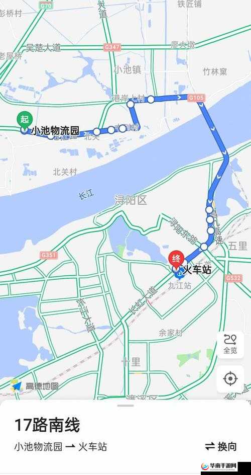 九江 17 路公交线路图全知道，带你畅游九江