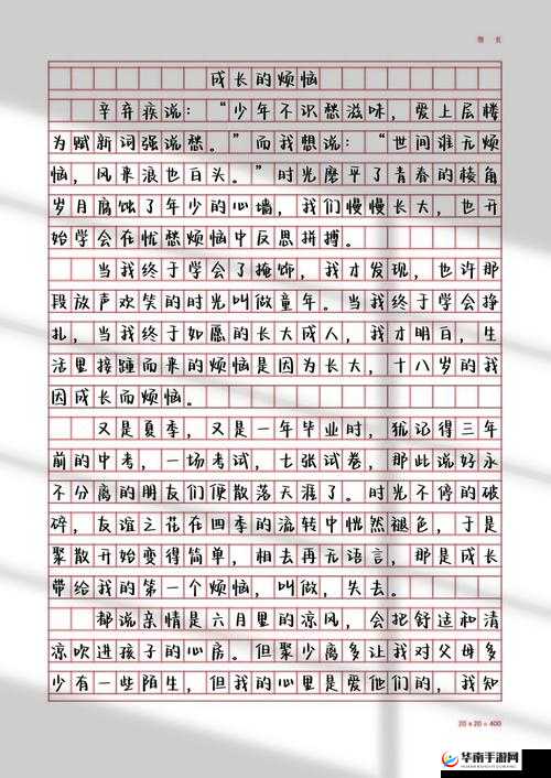 十三岁女孩的私密日记：成长的烦恼与梦想