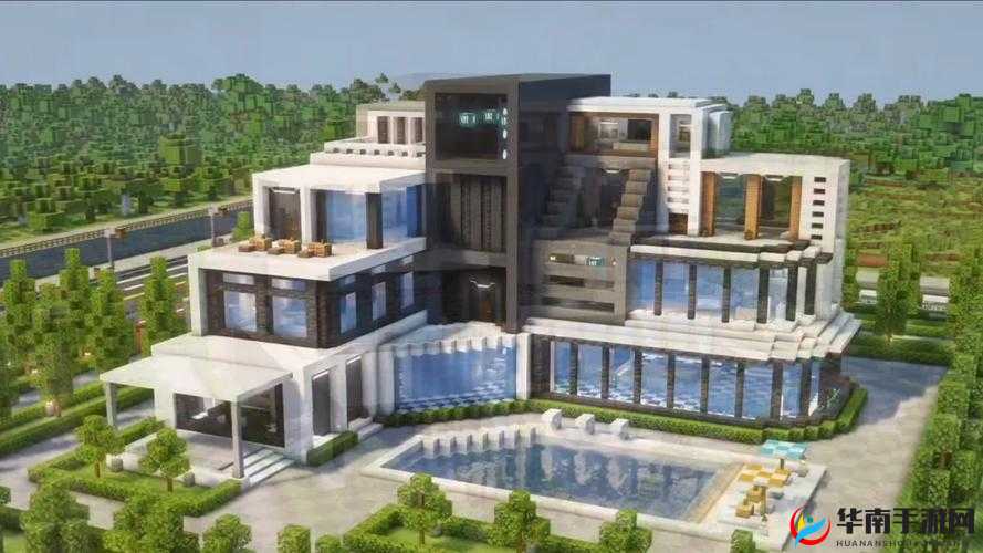 我的世界建筑教程，简约别墅Part4，如何完美收尾留下悬念？