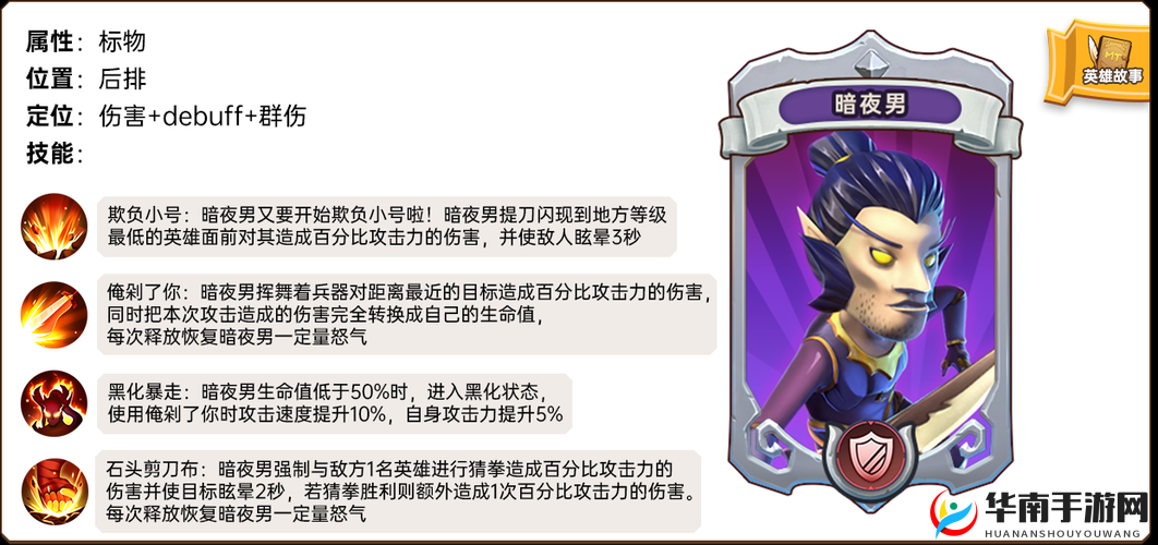 暗夜男如何驾驭？我叫MT英雄杀人物攻略揭秘双刃剑之道